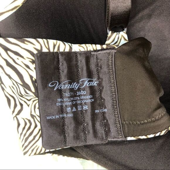 Vanity Fair animal print bra 36DD - Picture 5 of 6